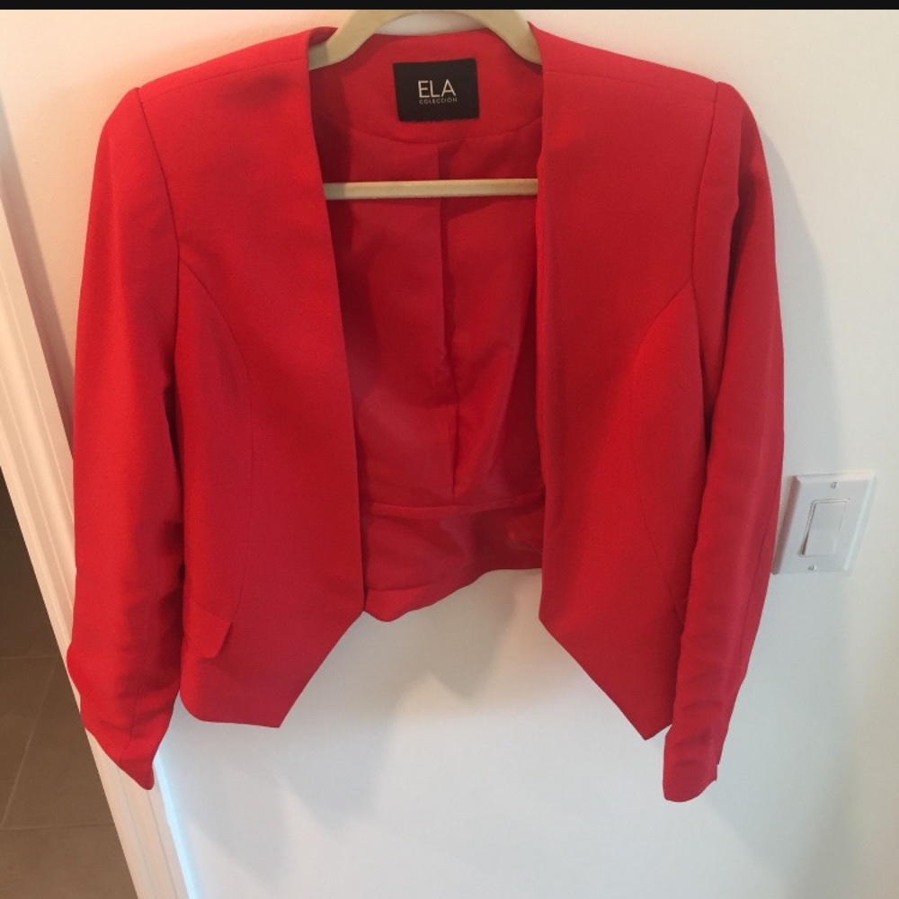 Red blazer